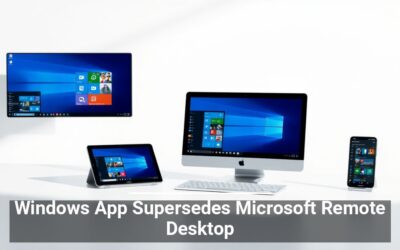 Windows App Supersedes Microsoft Remote Desktop