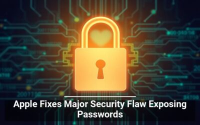 Apple Fixes Major Security Flaw Exposing Passwords